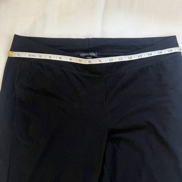 Elieen Fisher Women’s Washable Stretch Crepe Pant Size M Black - Picture 6 of 10